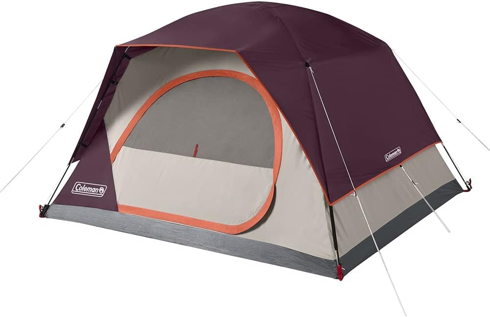 melhores barracas de camping para chuva Barraca Coleman Skydome com ventilção